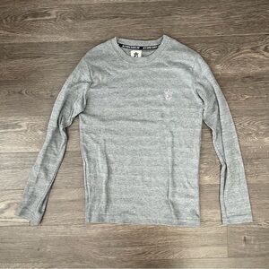 Classic Gray Long Sleeve Men's Tee